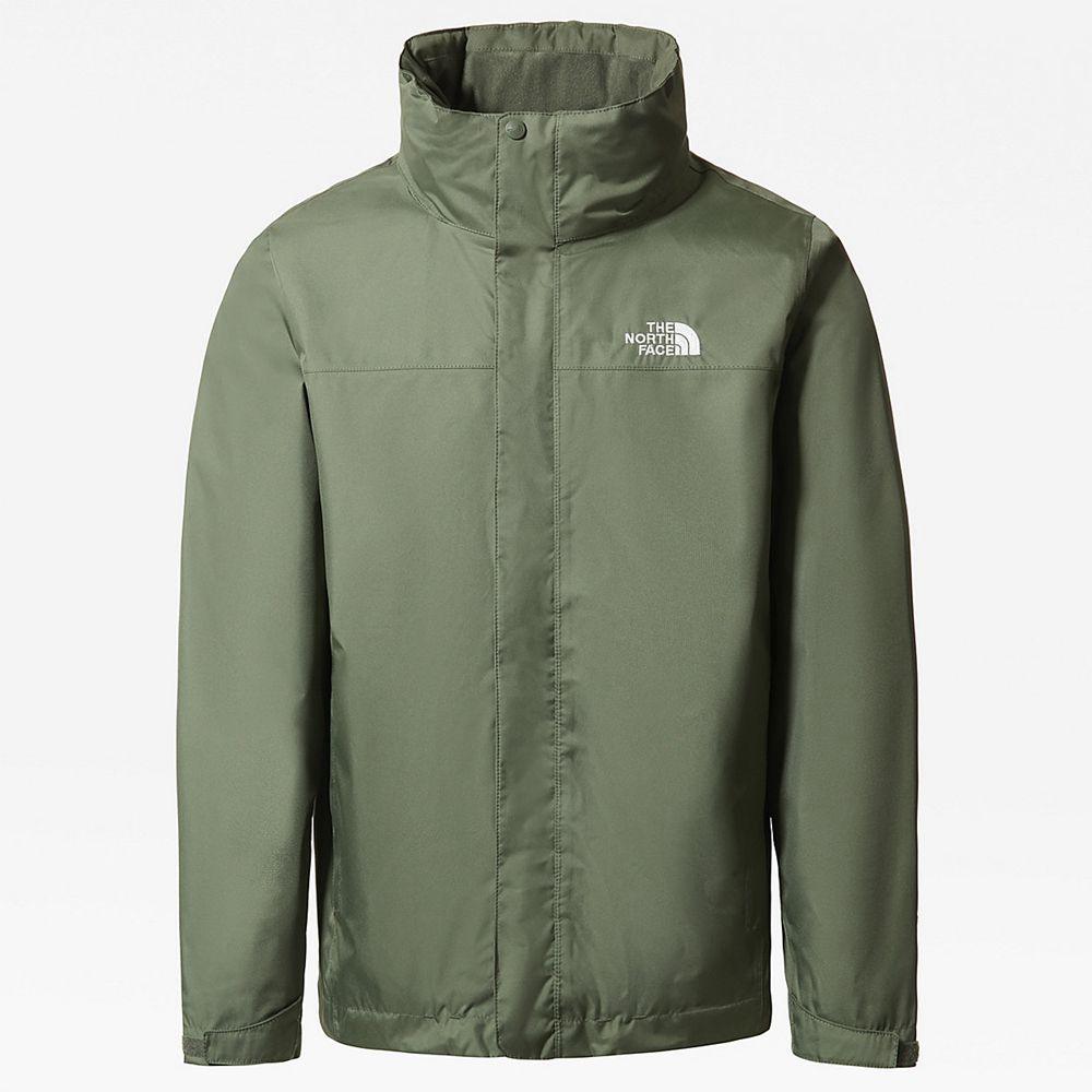 The North Face Evolve Ii Triclimate® Ανδρικα Αδιάβροχο Μπουφάν - Πρασινο (KGME95731)